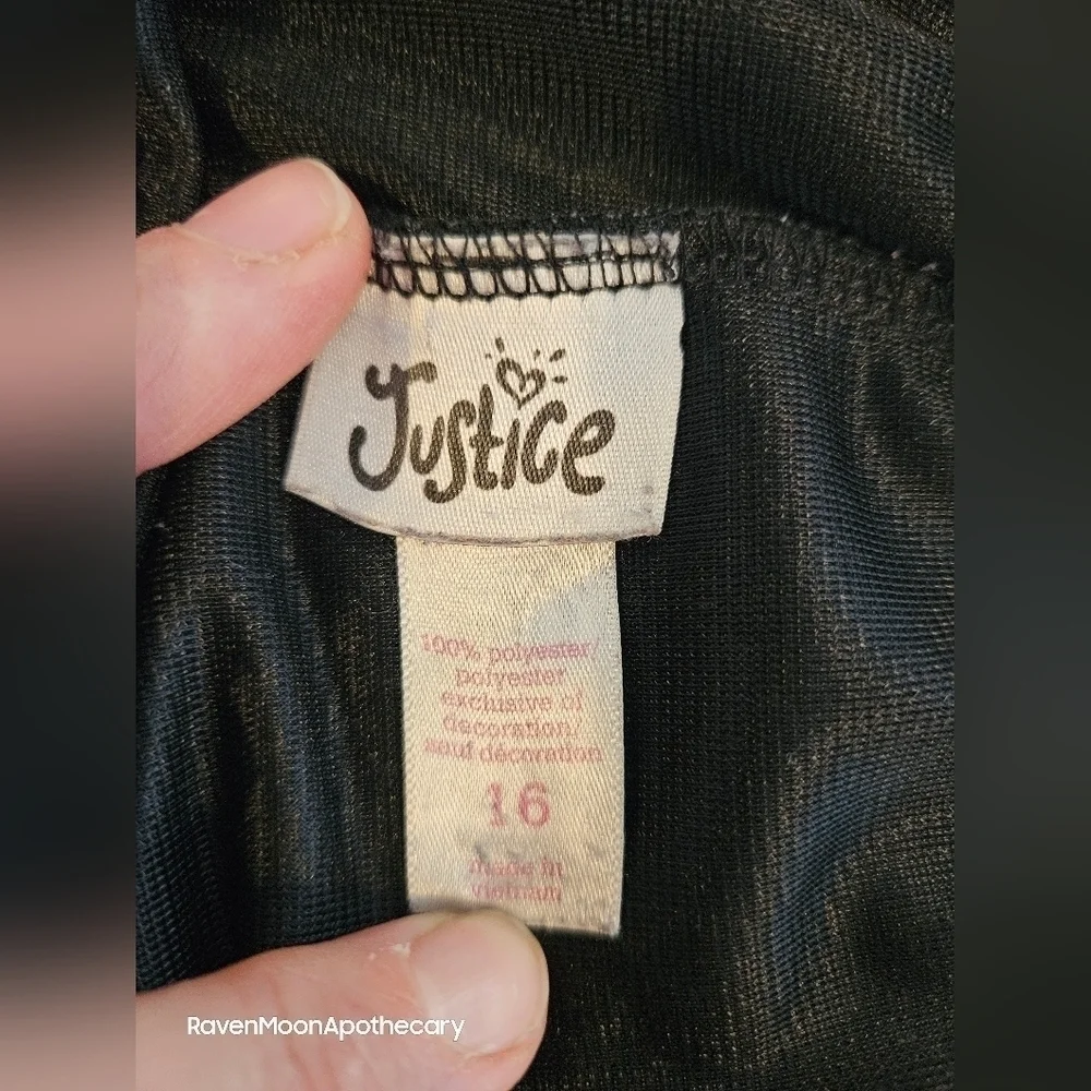 3/15$ Bundle Deal Justice Youth 16 Black Shorts